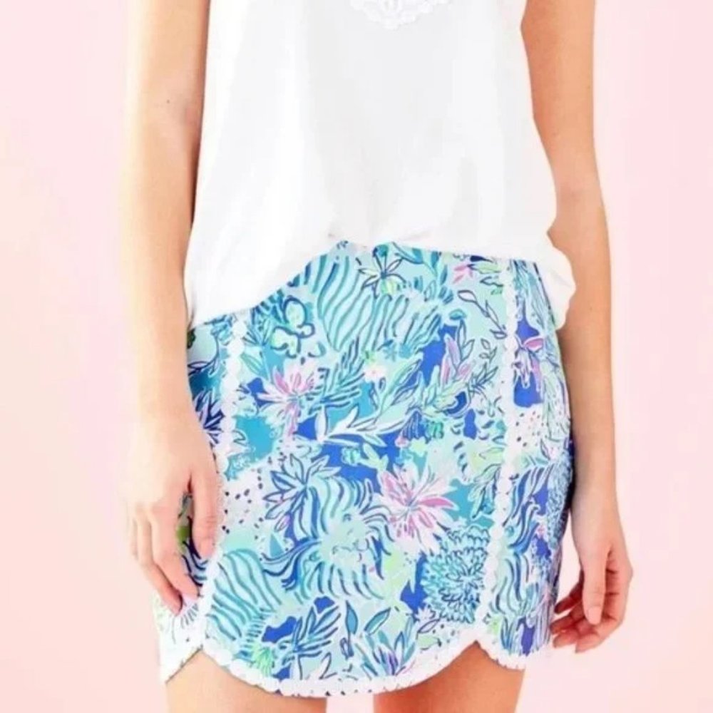 NWT Lilly Pulitzer Patty Skort Lion Around- 12